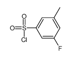 3-fluoro-5-methylbenzenesulfonyl chloride Structure