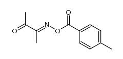 3-(((4-methylbenzoyl)oxy)imino)butan-2-one Structure