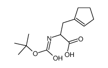 BOC-BETA-CYCLOPENTEN-1-YL-DL-ALANINE结构式