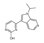 4-(1-isopropyl-1H-pyrrolo[2,3-c]pyridin-3-yl)pyrimidin-2-ol structure