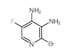 2-溴-3,4-二氨基-5-氟吡啶结构式