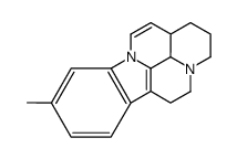 11-methyl-20,21-dinoreburnamenine结构式