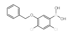 (5-(BENZYLOXY)-2,4-DICHLOROPHENYL)BORONIC ACID structure