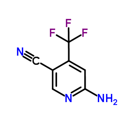 6-Amino-4-(trifluoromethyl)nicotinonitrile Structure