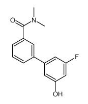 3-(3-fluoro-5-hydroxyphenyl)-N,N-dimethylbenzamide Structure