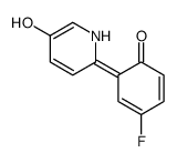 4-fluoro-6-(5-hydroxy-1H-pyridin-2-ylidene)cyclohexa-2,4-dien-1-one Structure