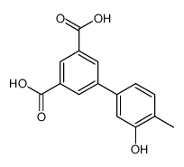 5-(3-hydroxy-4-methylphenyl)benzene-1,3-dicarboxylic acid Structure