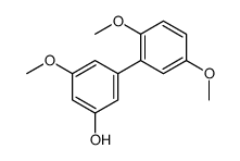 3-(2,5-dimethoxyphenyl)-5-methoxyphenol结构式