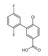 4-chloro-3-(2,5-difluorophenyl)benzoic acid Structure