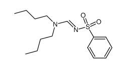 N'-(benzenesulfonyl)-N,N-dibutylmethanimidamide结构式