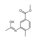 methyl 3-acetamido-4-methylbenzoate Structure