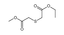 methyl 2-(2-ethoxy-2-oxoethyl)sulfanylacetate结构式