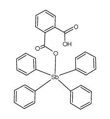 tetraphenylantimony phthalate Structure