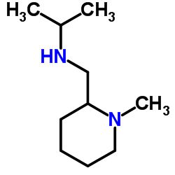 N-[(1-Methyl-2-piperidinyl)methyl]-2-propanamine Structure