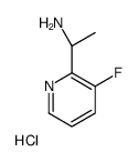 (R)-1-(3-Fluororopyridin-2-yl)ethylamine Hydrochloride结构式