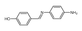 4-Hydroxy-benzaldehyd-(4-amino-phenylimin)结构式