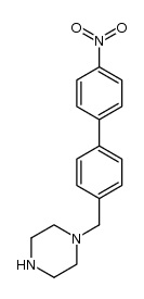 1-((4'-nitrobiphenyl-4-yl)methyl)piperazine结构式