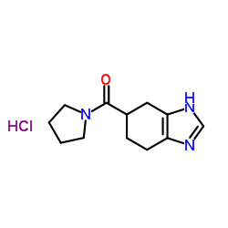 N-[4,5,6,7-Tetrahydrobenzimidazole-5-yl)carbonyl] pyrrolidine sulfate Structure