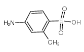 M-Toluidine-4-sulfonic Acid Structure