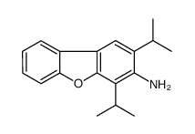 2,4-Diisopropyldibenzo[b,d]furan-3-amine structure