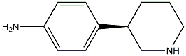 (R)-4-(piperidin-3-yl)aniline structure