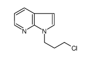 1-(3-chloropropyl)-1H-pyrrolo[2,3-b]pyridine结构式