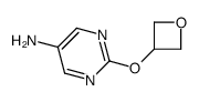 2-(氧杂环丁-3-基氧基)嘧啶-5-胺结构式