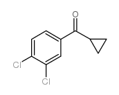 cyclopropyl-(3,4-dichlorophenyl)methanone Structure