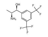 (1S,2S)-2-amino-1-(3,5-bis(trifluoromethyl)phenyl)propane-ol Structure