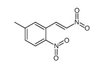 4-methyl-1-nitro-2-(2-nitrovinyl)benzene结构式