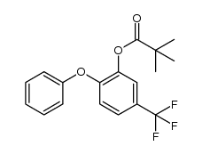2-phenoxy-5-(trifluoromethyl)phenyl pivalate Structure