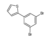 2-(3,5-dibromophenyl)thiophene结构式
