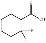 2,2-二氟环己羧酸结构式