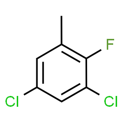 3,5-Dichloro-2-fluorotoluene结构式
