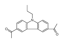 3,6-Diacetyl-9-propyl-9H-carbazole structure