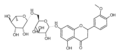 Hesperitin-7-rhamnoglucosid Structure