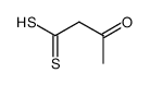 Butane(dithioic) acid, 3-oxo- (9CI) structure