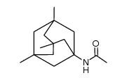 N-acetyl-3,5,7-trimethyl-1-aminoadamantane Structure