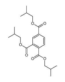tris(2-methylpropyl) benzene-1,2,4-tricarboxylate Structure