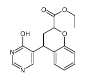 ethyl 4-(6-oxo-1H-pyrimidin-5-yl)-3,4-dihydro-2H-chromene-2-carboxylate结构式