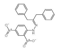 2-Propanone,1,3-diphenyl-, (2,4-dinitrophenyl)hydrazone (6CI,8CI,9CI) picture