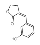 2(3H)-Furanone,dihydro-3-[(3-hydroxyphenyl)methylene]-结构式