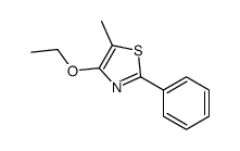 Thiazole, 4-ethoxy-5-methyl-2-phenyl- (9CI) Structure