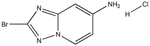 2-Bromo-[1,2,4]triazolo[1,5-a]pyridin-7-ylamine hydrochloride结构式