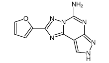 2-Furan-2-yl-7H-pyrazolo[4,3-e][1,2,4]triazolo[1,5-c]pyrimidin-5-ylamine structure