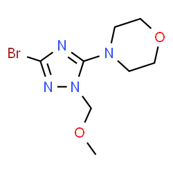 4-[3-Bromo-1-(methoxymethyl)-1H-1,2,4-triazol-5-yl]morpholine结构式