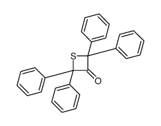 2,2,4,4-tetraphenylthietan-3-one结构式