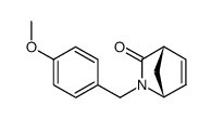 (1R,4S)-2-(p-Methoxybenzyl)-2-azabicyclo(2.2.1)-5-hepten-3-one Structure