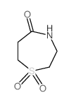 1,1-dioxo-1,4-thiazepan-5-one Structure