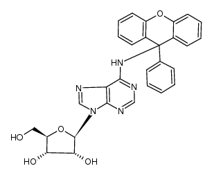 6-N-(9-Phenylxanthen-9-yl)adenosine结构式